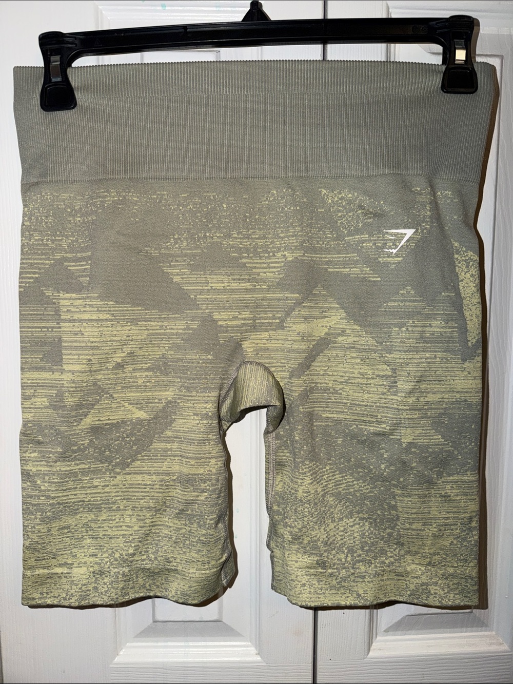 Gymshark womens Olive Green Seamless Training Shorts